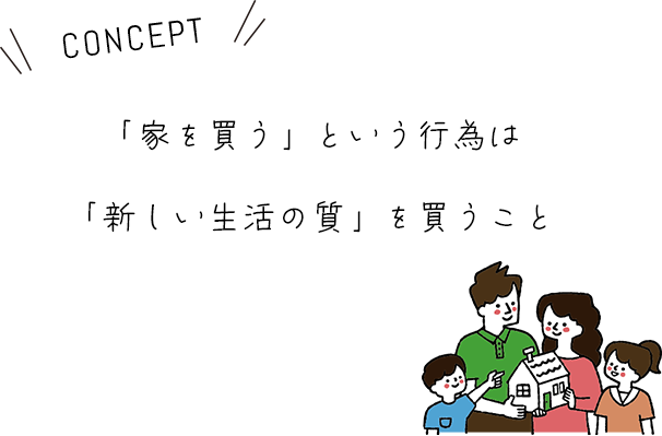 「家を買う」という行為は「新しい生活の質」を買うこと