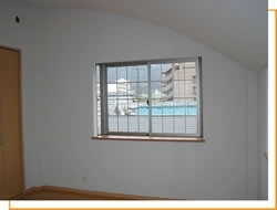 3F居室　屋根のアーチが　そのまま 生